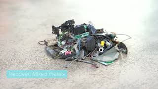 Post-Shredder - Recovery of mixed metals from ELV