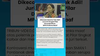 DIKECAM! JURI LCC Empat Pilar Dinonaktifkan usai Beri Nilai Tak Adil,  MPR RI Minta Maaf