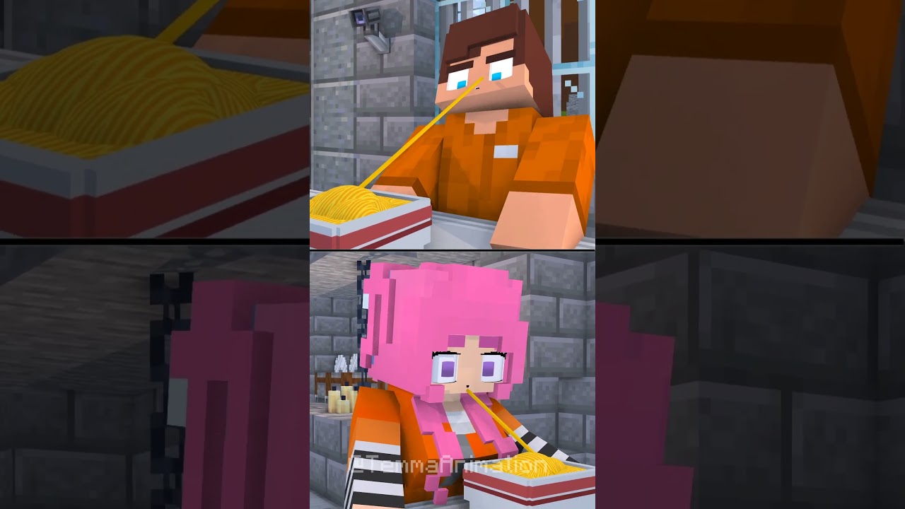 JJ Sister Jealous 🤣😅 - MAIZEN Minecraft Animation #minecraft #shorts