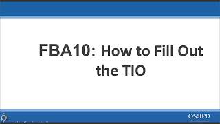 Celebrity FBA10: How to Fill Out the Testing, Inspection and Observation (TIO) Program Profile