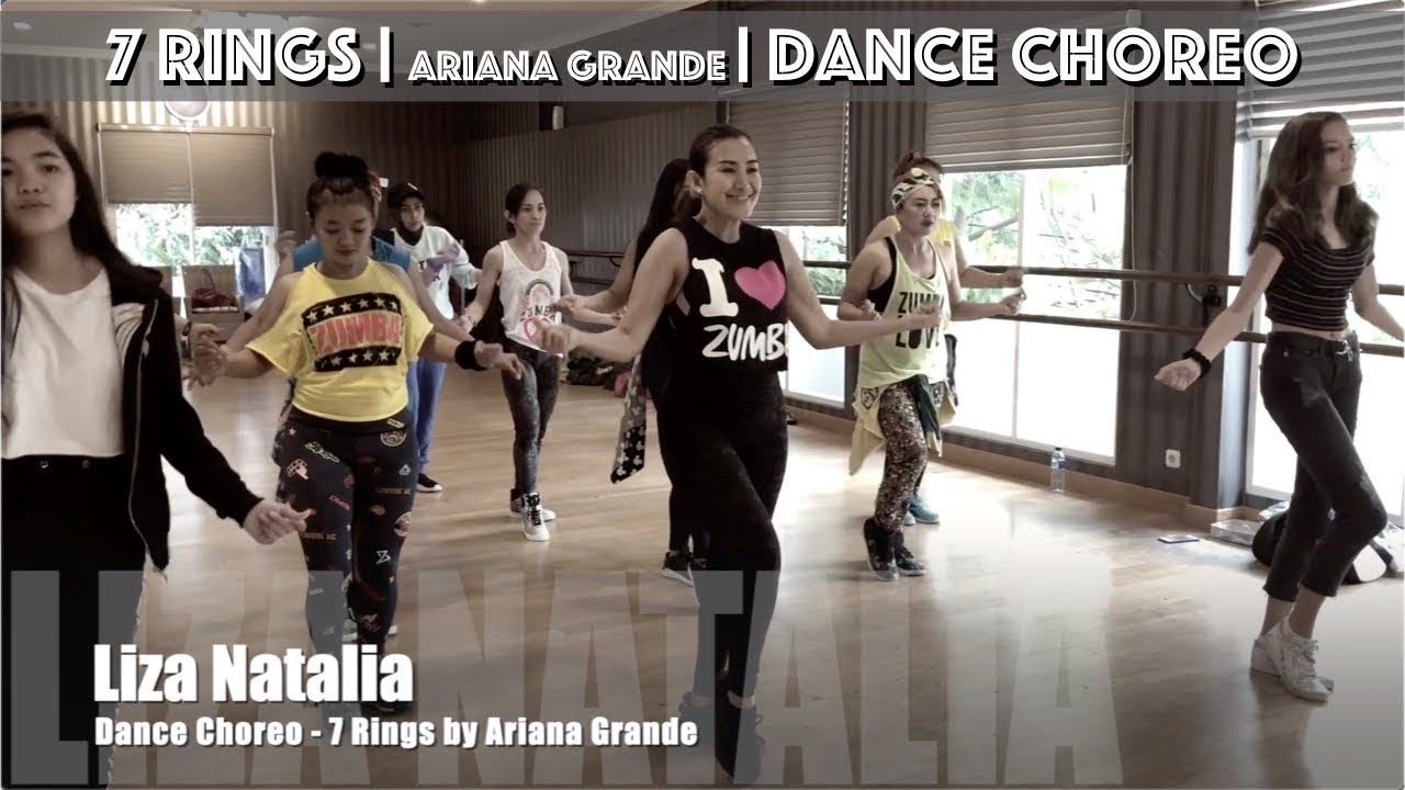 7 Rings Ariana Grande Zumba Choreography By Liza Natalia