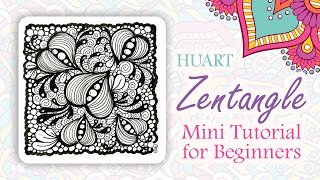 Zentangle mini tutorial for beginners