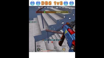 DBS 1v3 🥶🥶#viral #bgmishorts #pubgshorts #bgmi #pubg #pubgmobile