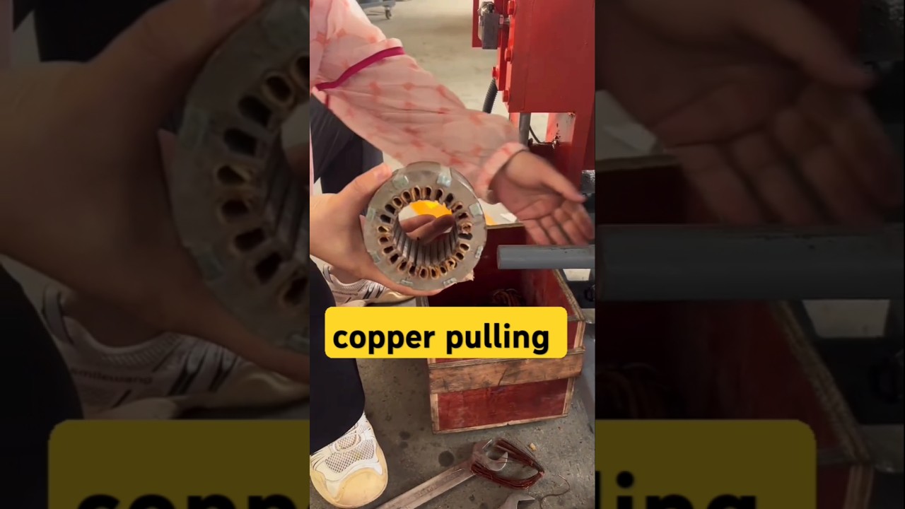 Small household copper pulling machine test machine 