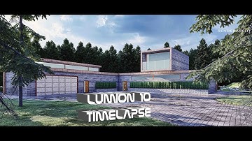 House Nature Timelapse | Sketchup model & Lumion 10 Render