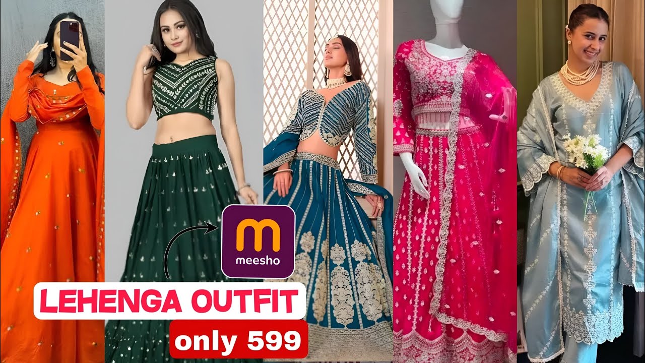 Meesho Huge Lehenga Haul Meesho Wedding Lehenga Haul🥰❤️