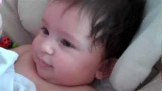 Stacey - 5 Months Old - Playing And Talking