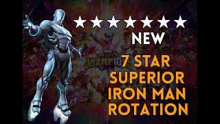 Mcoc New Superior Iron Man 7 Star Rank 3 Rotation And Vs