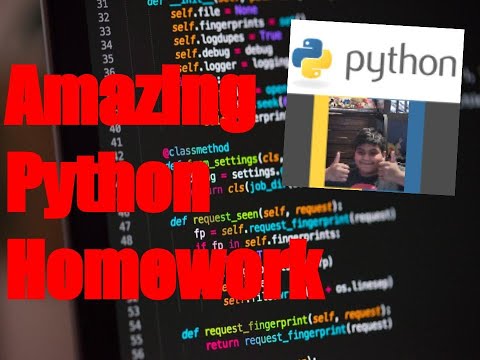 Amazing Python Homework