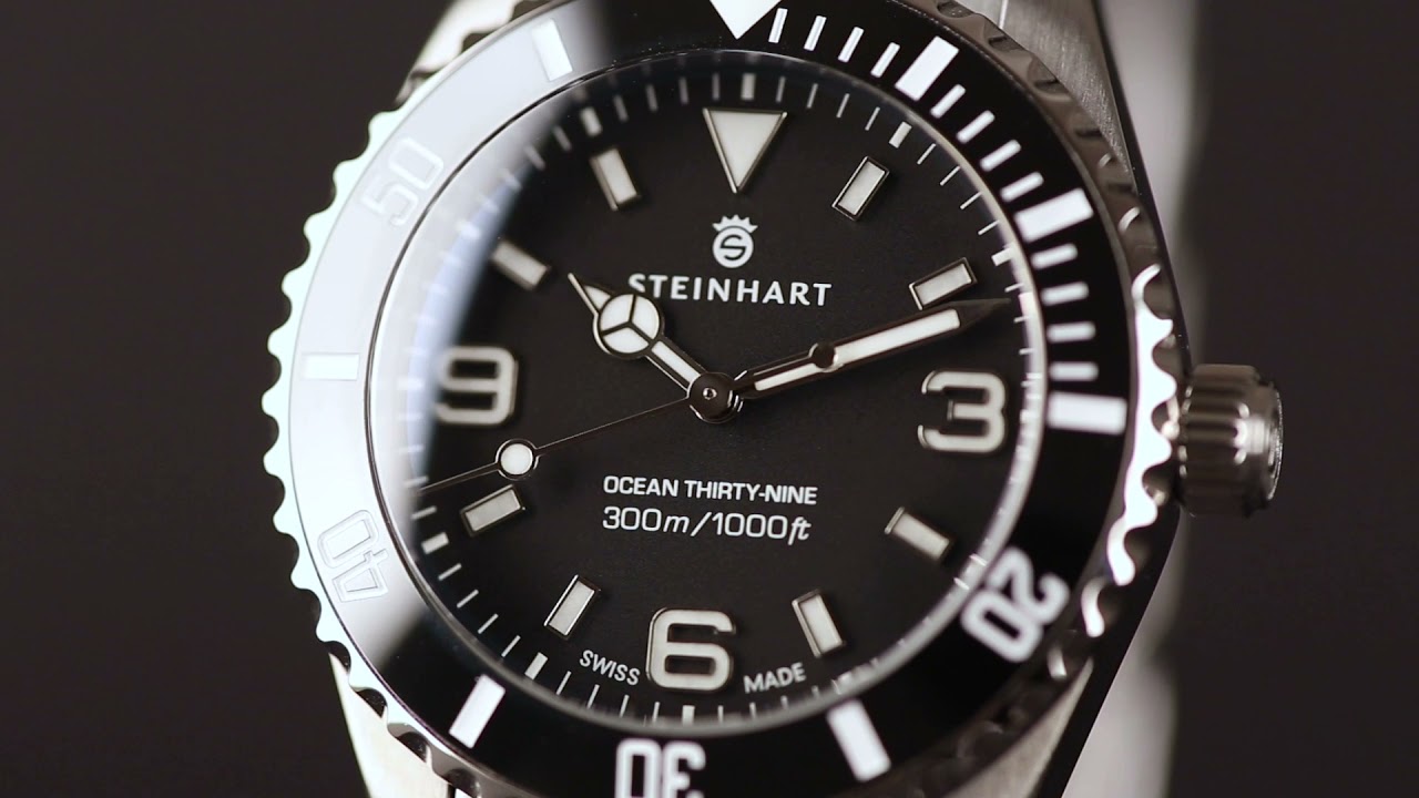 Steinhart Ocean 39 premium 904L Steel - YouTube