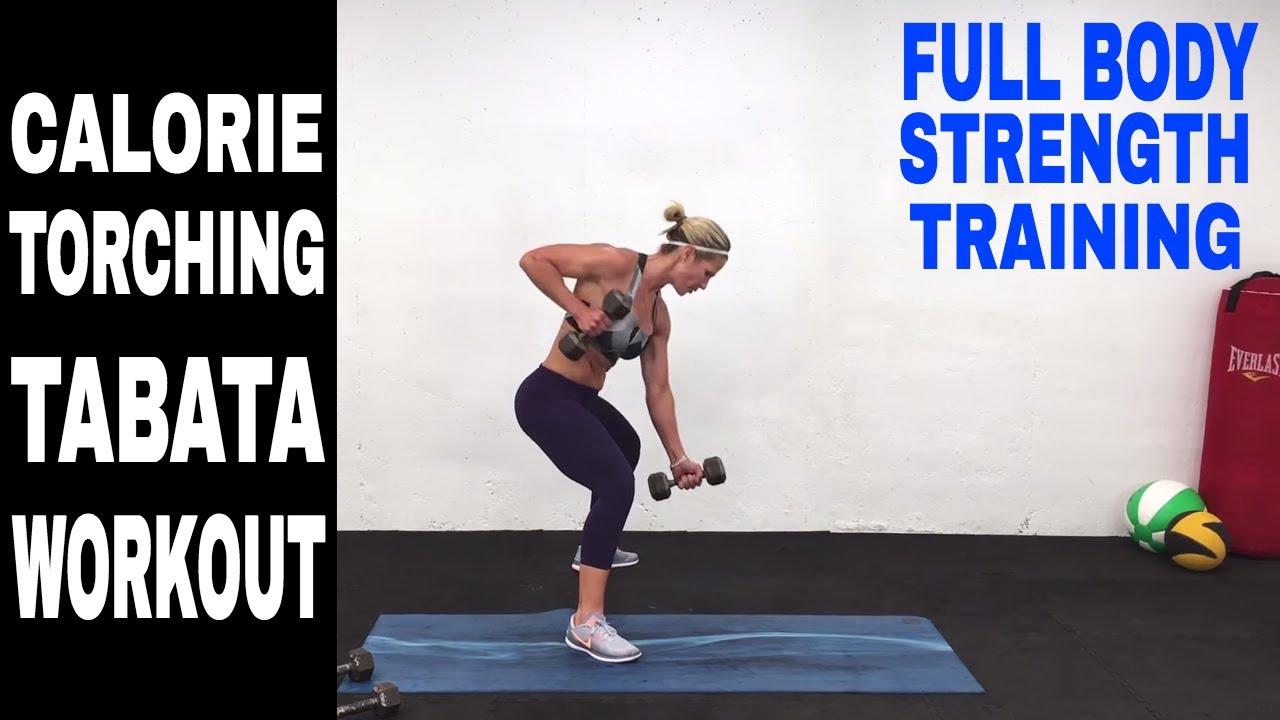 TABATA Workout, Strength Training, Full Body, Total Body, Fat Burning