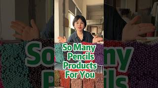 So many pencils products for you!#factory #factoryproducts #pencil #manufacturing #coloredpencils