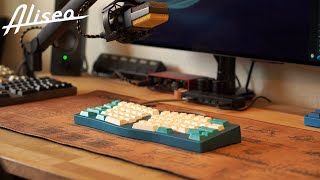 Alisea Prototype Keyboard by DN | Cherry MX Orange | 3mm Sandwich Plate