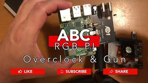 ABC RGB PI  -Overclock & Ligth Gun con  Gcon 2 per Playstation 2 e Argon V2