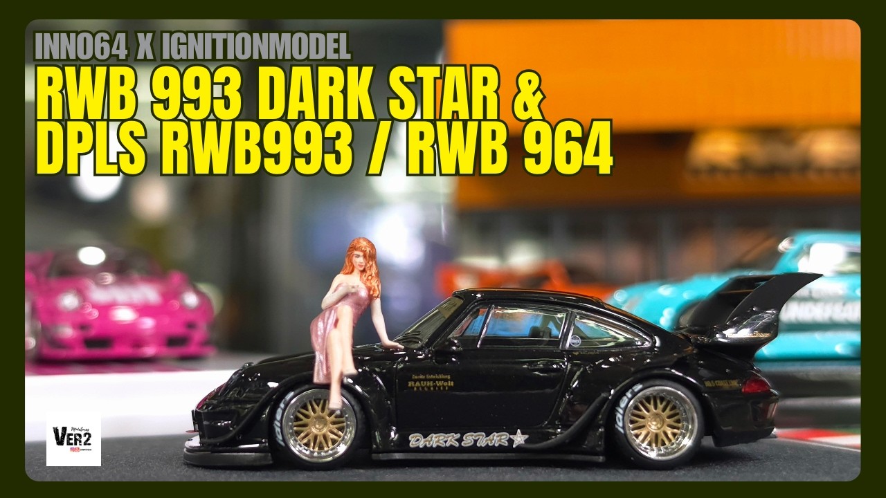 RWB993 DARK STAR イグニション黒 Ignition Model 1/64 Porsche RWB 993 “Dark Star” www.dailydiecast.shop