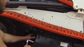 How To Tighten and Adjust Tracks on Bobcat Compact Loader