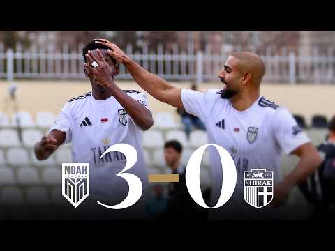 Noah 3-0 Shirak (Fastex Premier League, Round 19) | Highlights — football highlights