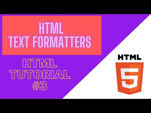 Html Text Formatters - HTML Tutorial || Indian Rocker