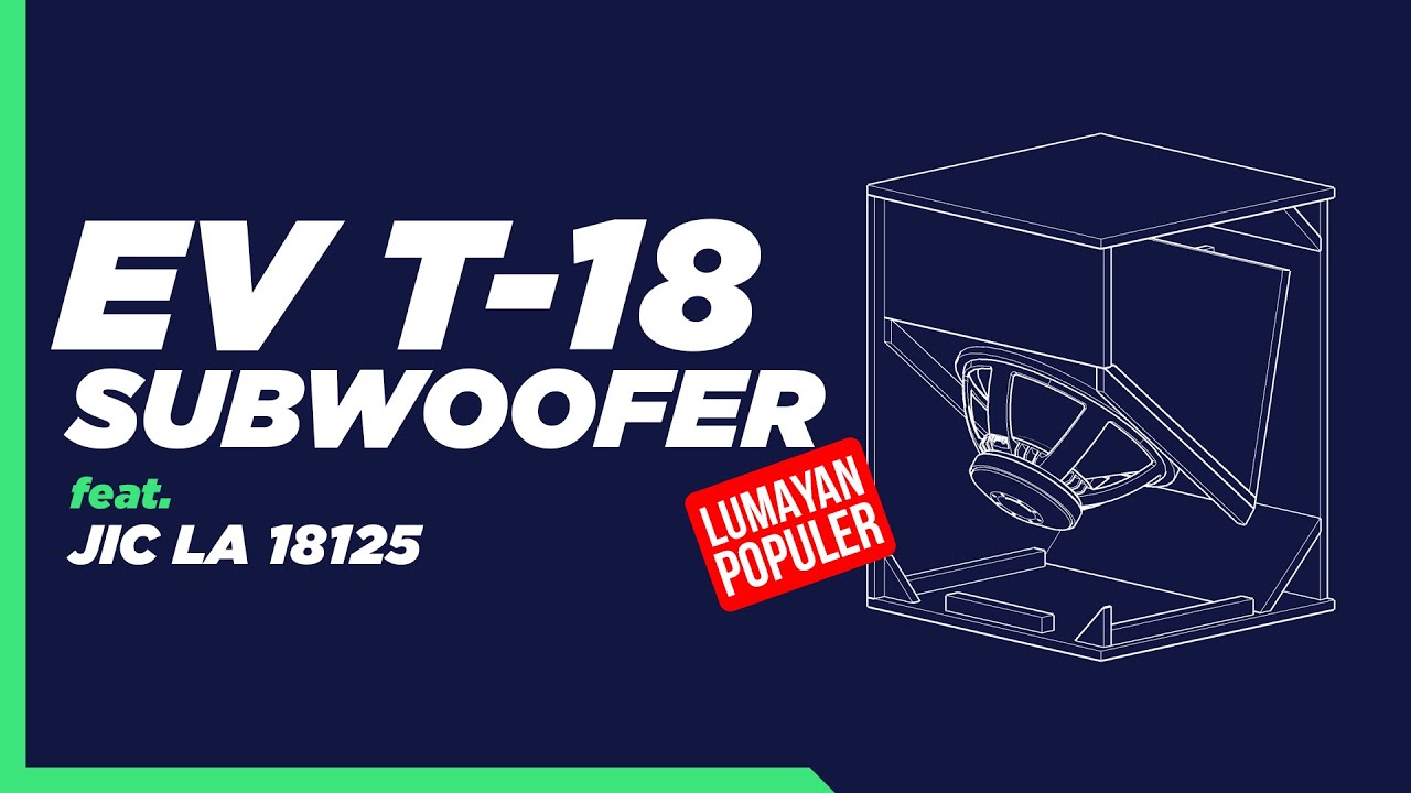 SKEMA BOX ELECTRO VOICE T-18 SINGLE 18 INCH