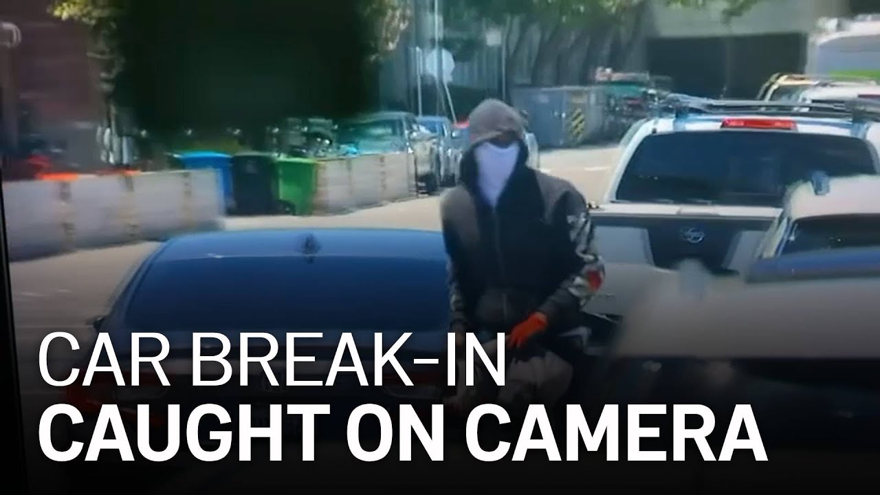 Car Burglary Caught on Camera in San Francisco - YouTube