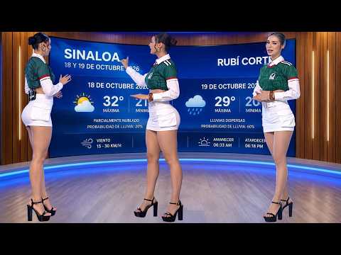 RUBÍ CORTÉZ 01 HD WHITE MINI SKIRT WITH HIGH HEELS