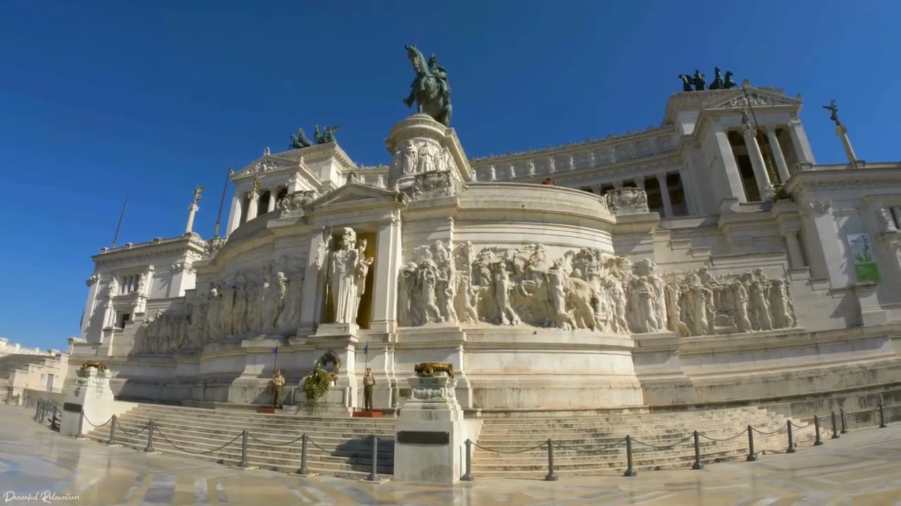 Bella Rome 4K • Peaceful Relaxation Film with Italian Music