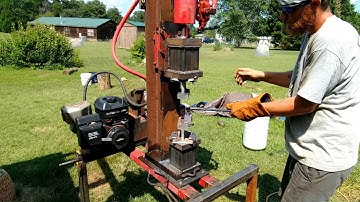 Making a hammer eye punch for the press