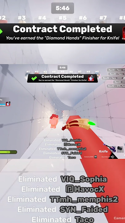 ROBLOX RIVALS DIMOND HANDS WITH #1 katana player @BigGeembo #roblox #rivals #montage #shorts