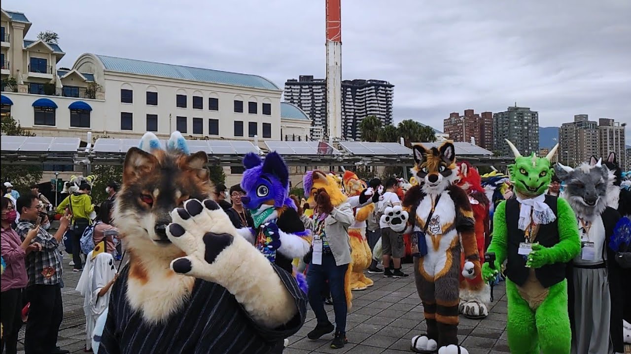 2023 獸無限 戲獸台灣 毛毛大遊行 Infurnity 2023 Fursuit parade - YouTube