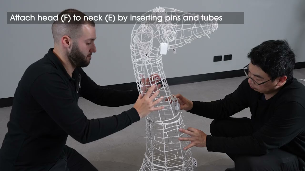 MIRABELLA INSTRUCTIONAL VIDEO METAL GIRAFFE LIGHT