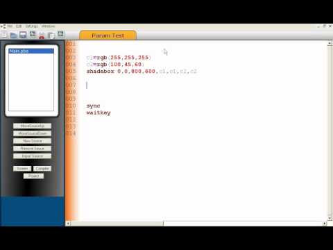 PlayBASIC IDE Preview - Automatic Parameter Prompting