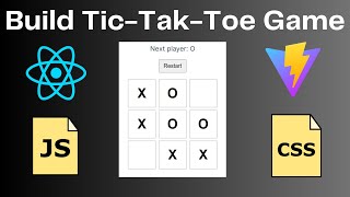 Step-by-Step React JS Tutorial: Create Tic Tac Toe Game | React Coding Challenge