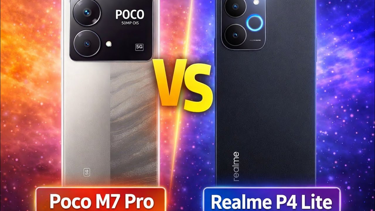 Poco P4 Poco M7 Pro vs Realme P4 Lite 🔥 Full Comparison | Which is Better ...