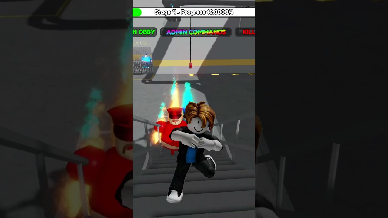 Fire Barry Prison Run | Roblox Obby 