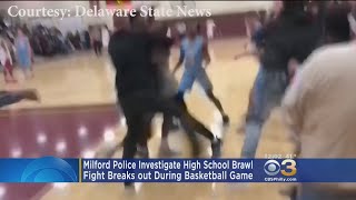 Brawl Breaks Out At Delaware High School Basketball Game screenshot 5