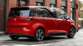 2025 Tesla Model Van - The Electric Minivan That Will Blow Your Mind !