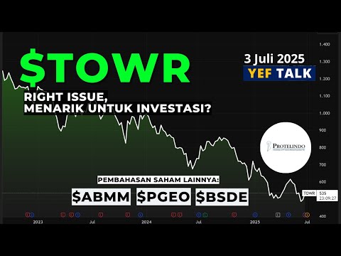 Analisa & Prediksi  saham $TOWR YEFTalk edisi 3 Juli  2025