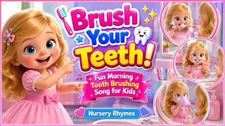 🪥 Brush Your Teeth! ✨ | Fun Morning Tooth Brushing Song for Kids | Nursery Rhymes