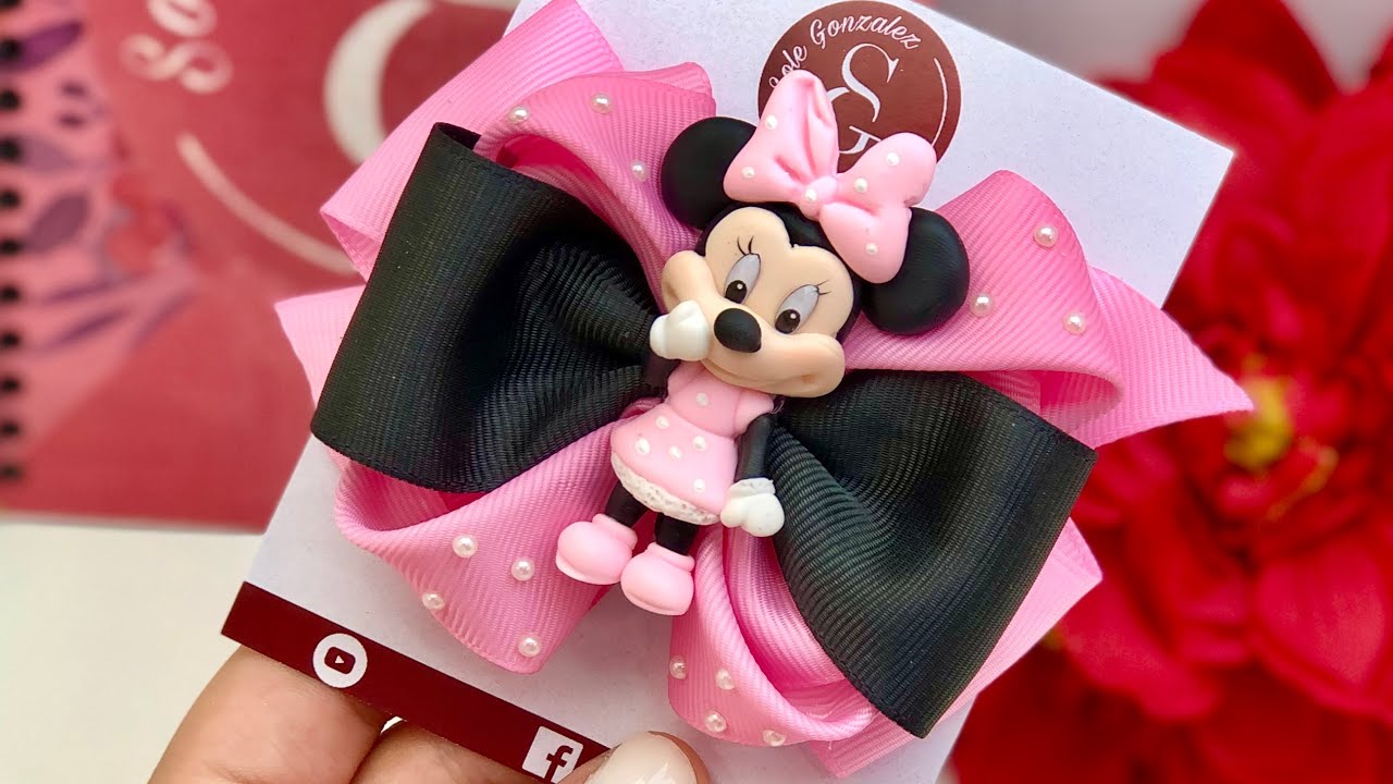 Moño minnie facil - YouTube