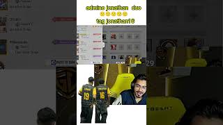 admino react jonathan name  change 🙁🙁🙁 admino miss godl jonathan#jonathangaming #adminogaming #short