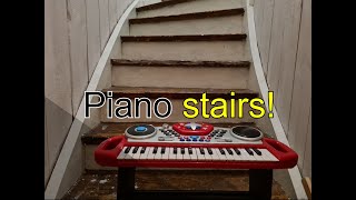 The somewhat laggy pianostairs 😅