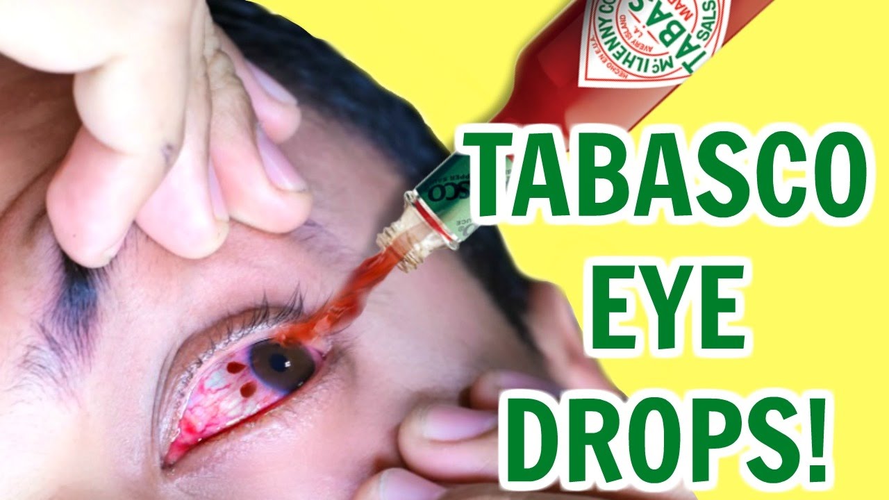 Tabasco Eye Drop Challenge YouTube