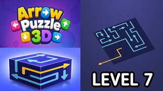 Arrow Puzzle 3D - Arrows Out Level 7 Gameplay | Walkthrough Solutions