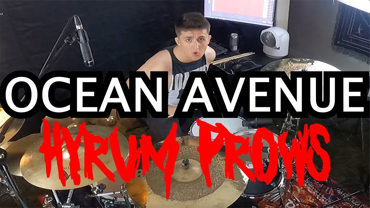 Hyrum Prows Yellowcard "Ocean Avenue" Drum Cover YouTube