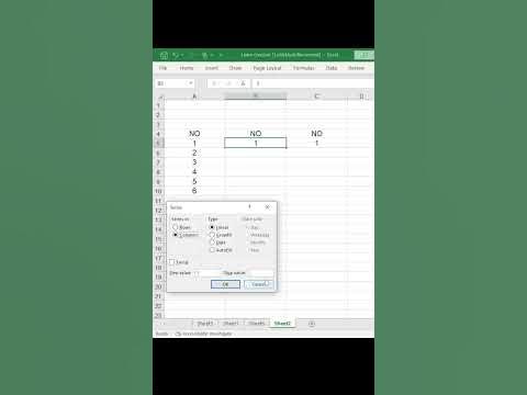 Three ways to write sequence number in excel? #excel #exceltips # ...