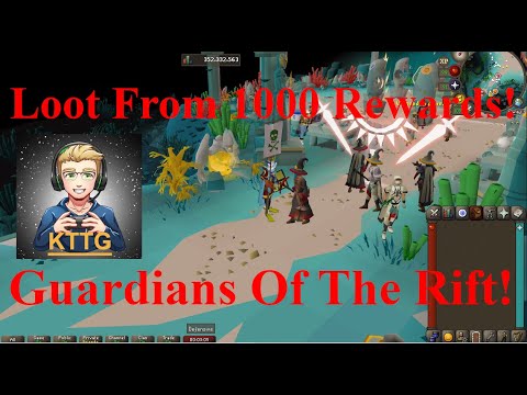 Loot From 1,000 Guardians Of The Rift Rewards! OSRS!