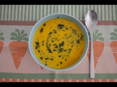 Recipe: Carrot soup with coconut milk and corianer (vegetarian / vegan) | easy recipe [recipe diary]