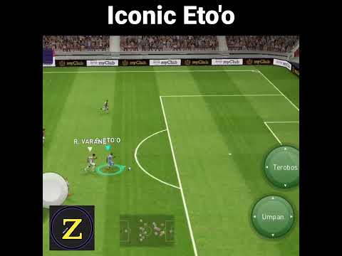 iconic eto'o best striker in pes mobile? #shorts