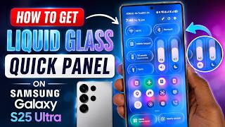 How to get Liquid Glass Quick Panel on Samsung Galaxy Phone #samsung #tech #goodlock screenshot 5