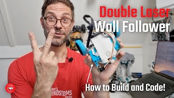 High-Performance Laser Distance Sensor wall follower with SPIKE Prime